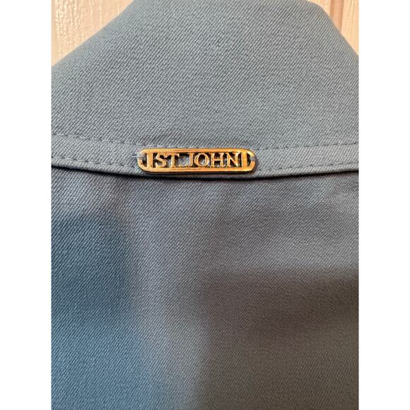 St. John Sport Blue Blazer Jacket Size P - Picture 11 of 15